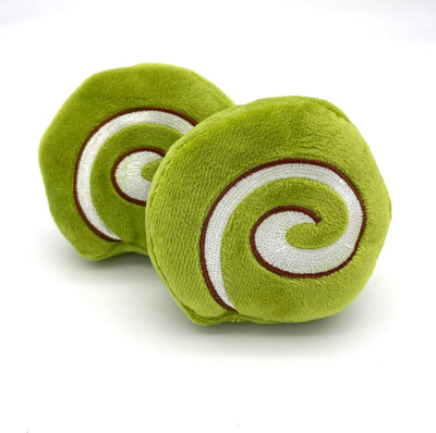 Matcha Roll Cake Wagashi Catnip Cat Toys (2-pc)