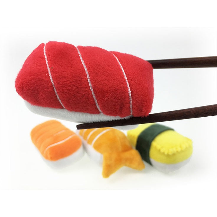 Nigiri Sushi Cat Toy Set with Catnip (4-pc)